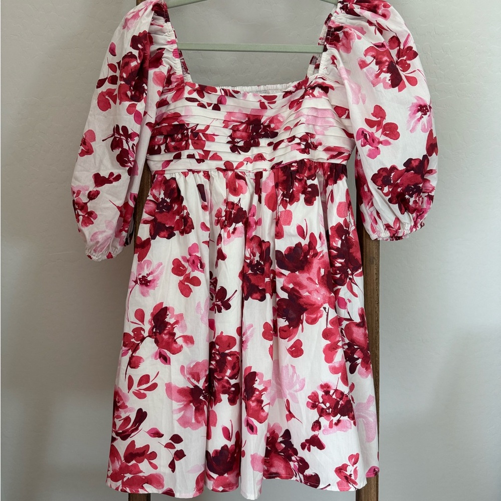 Floral Puff Sleeve Dress